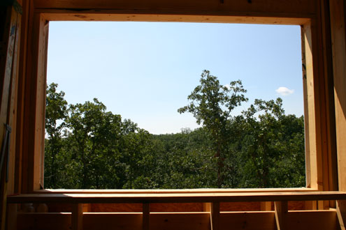 Kitchen window view