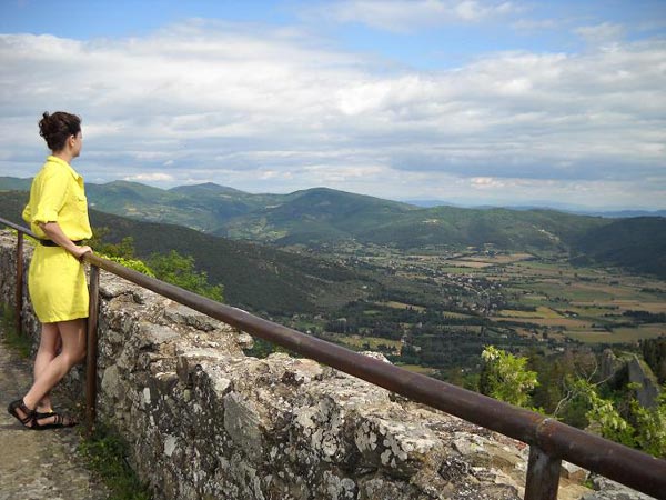 The Fort at the top of Cortona